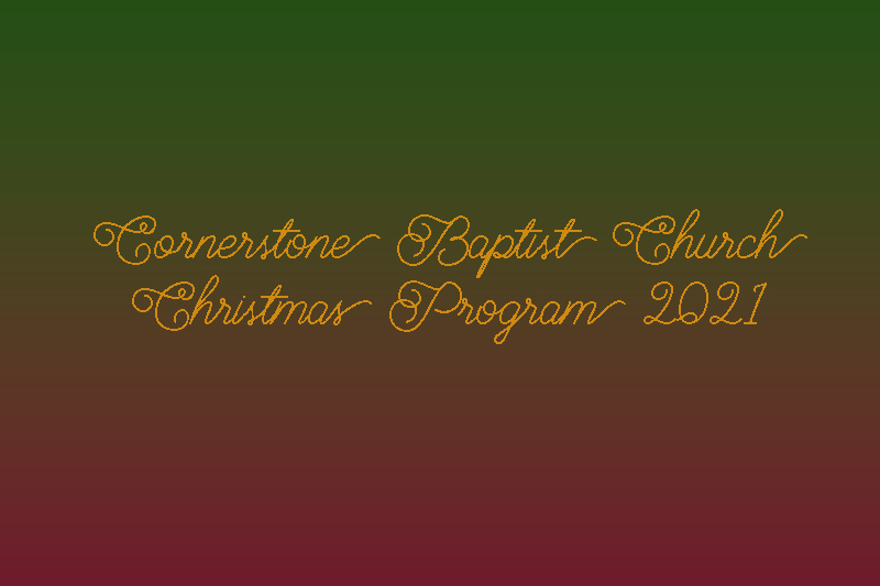 Christmas Program